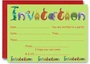 Dinosaur Birthday Invitations