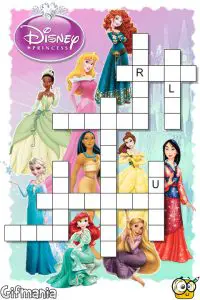 Disney Princess Crossword Puzzles
