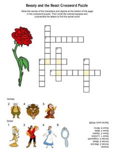 Easy Disney Movie Crossword Puzzles Printable