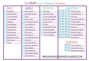 Free House Cleaning Checklist