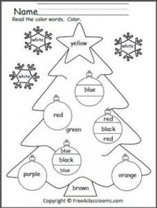 Free Printable Christmas Color by Number Coloring Pages