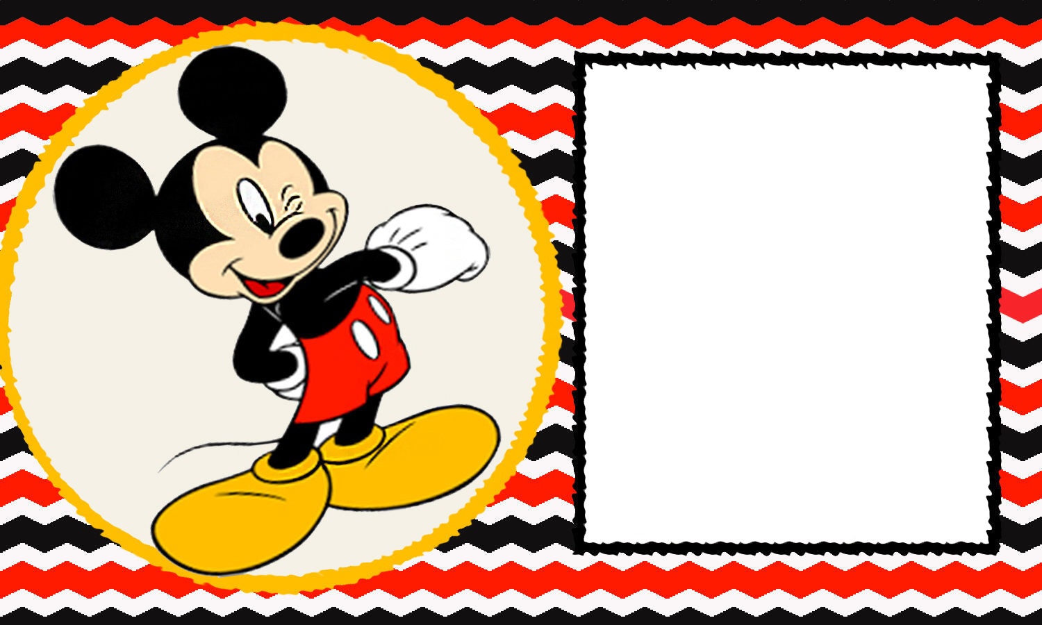 Free Printable Mickey Mouse 1st Birthday Invitations 