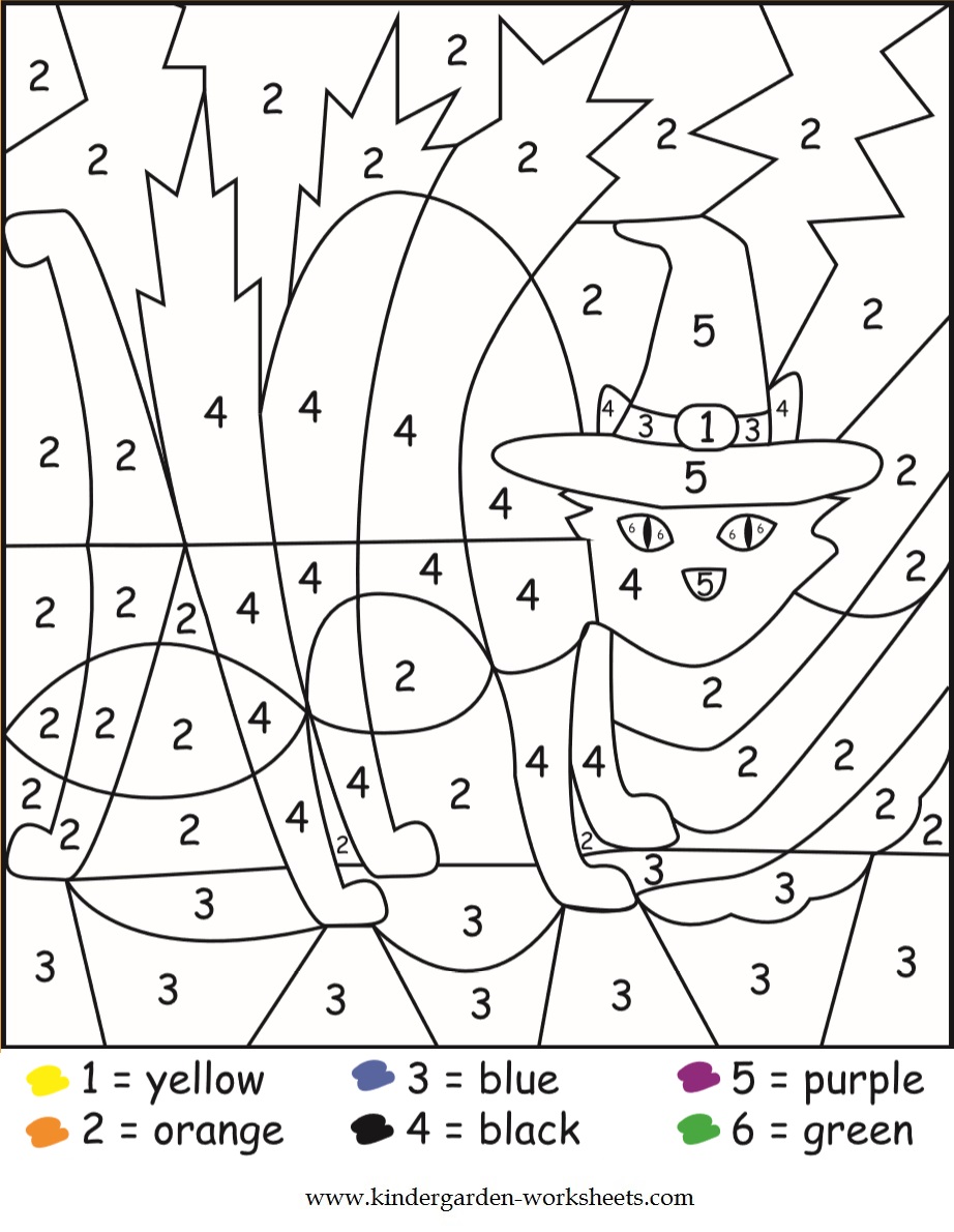 Halloween Math Coloring Pages Pdf Ilabb20