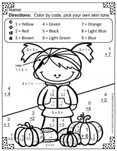 Halloween Coloring Pages by Number