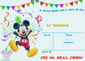 Mickey Mouse 2nd Birthday Invitations