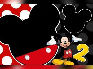 Mickey Mouse Birthday Photo Invitations
