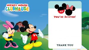 Mickey Mouse Clubhouse Birthday Invitations