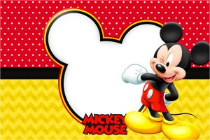 Mickey Mouse Custom Birthday Invitations