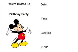 Mickey Mouse Farm Birthday Invitations