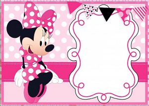 Mickey and Minnie Mouse Birthday Party Invitations