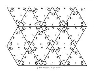 Multiplication and Division Flash Cards