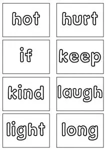 3rd Grade Sight Words Flash Cards