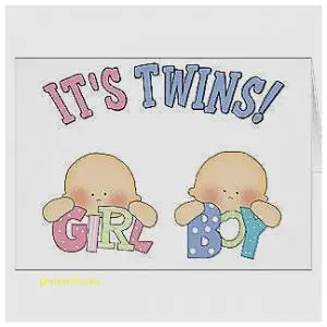 Baby Shower Invitations for Twins Boy and Girl