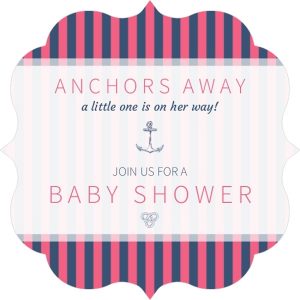 Free Downloadable Nautical Baby Shower Invitations