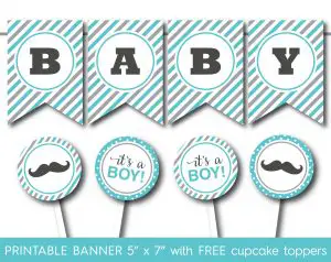 Free Printable Baby Shower Banner Letters