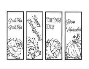 Free Printable Bookmarks to Color