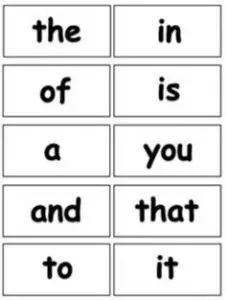 Fry Sight Words Flash Cards Free