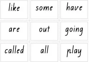 Interactive Sight Words Flash Cards