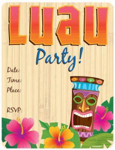 Luau Invitations