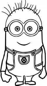 Minion Bookmarks to Color