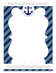 Nautical Baby Shower Invitations for Boys