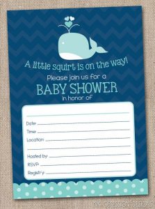 Nautical Girl Baby Shower Invitations