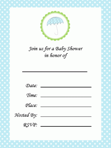 Prince And Princess Twin Baby Shower Invitation