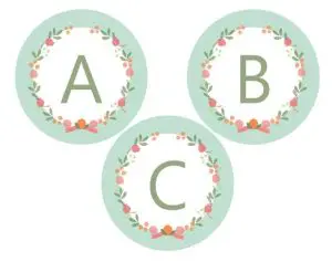Printable Banner Letters Free