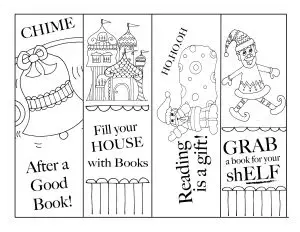 Printable Bookmarks for Kids to Color