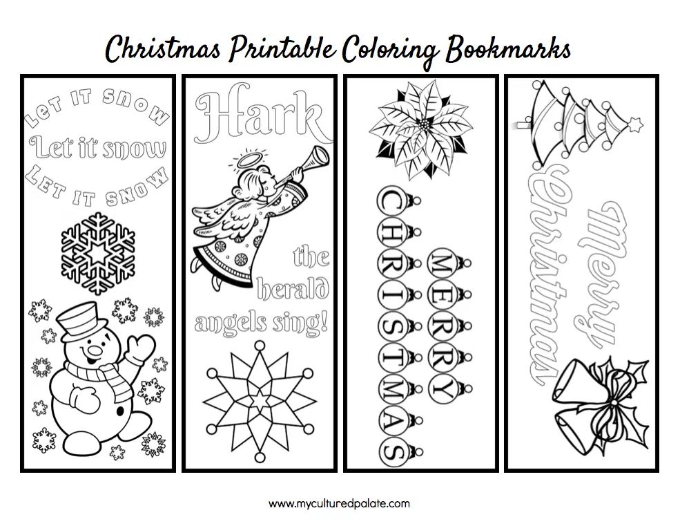 Free Printable Religious Christmas Bookmarks