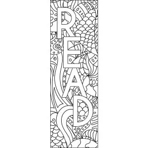 Reading Bookmarks to Color