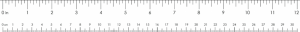 Accurate Printable Millimeter Measuring Ruler