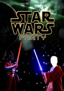 Blank Star Wars Birthday Invitations Star Wars Birthday Invitations With Photo