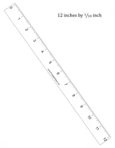 Decimal Ruler Printable