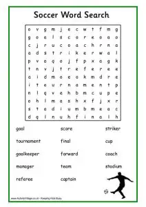 Famous Football Players Word Search Printable