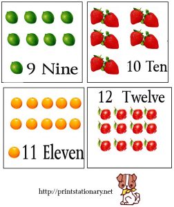 Flash Cards Numbers