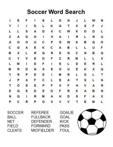 Football Terms Word Search