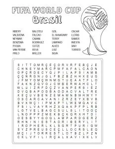 Football World Cup Word Search