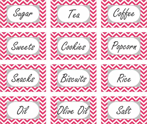 30 Pretty Kitchen or Pantry Labels | Kitty Baby Love