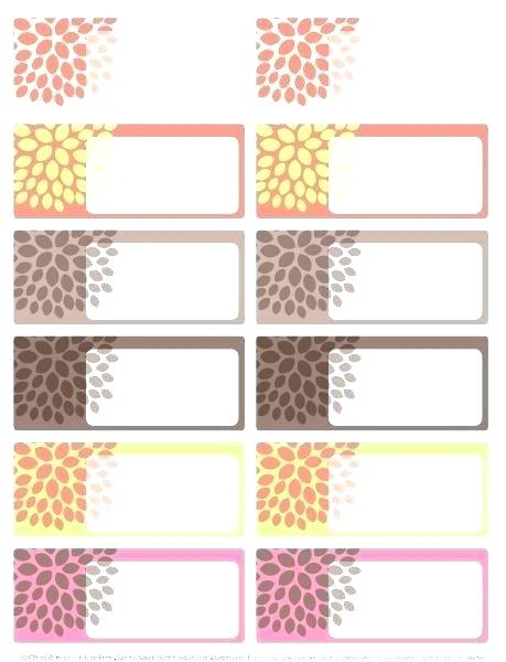 Pantry Labels Template