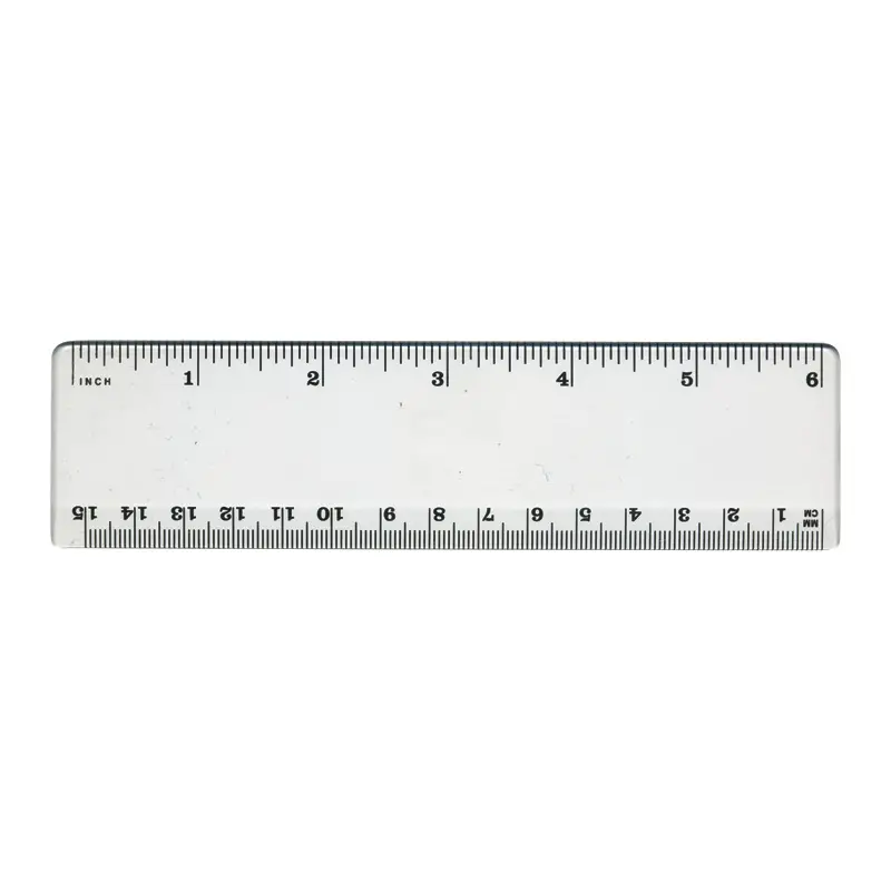 6 inch ruler measurements