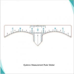 Printable Eyebrow Ruler