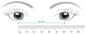 Printable Millimeter Ruler for Eyeglasses