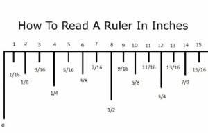 Printable Ruler 1 4 Inch
