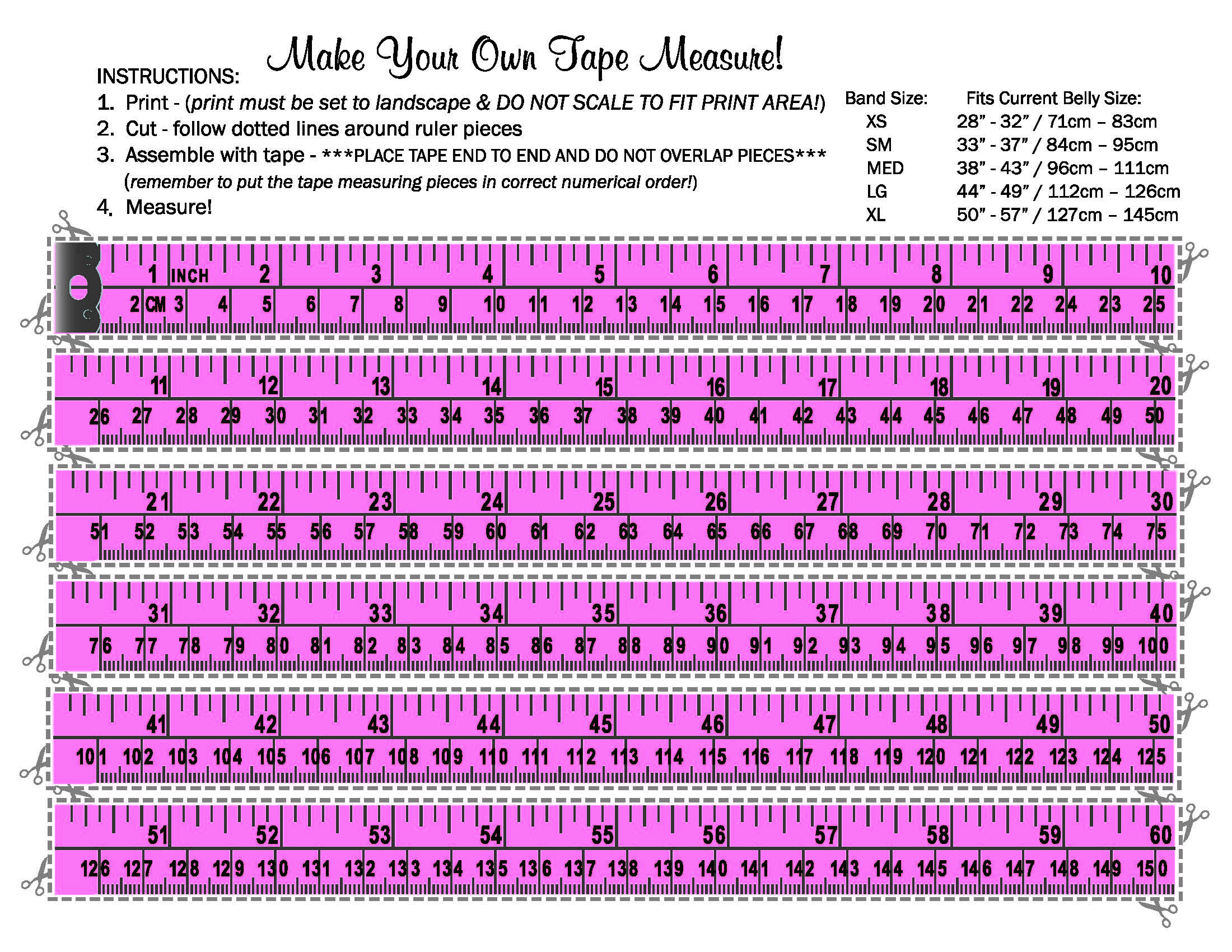 Mm Measuring Tape Printable Printable Word Searches