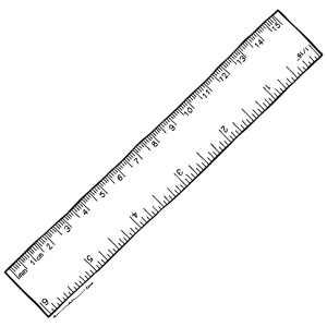 Reverse Printable Ruler