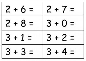 Subtraction 0 12 Flash Cards