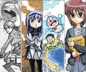Anime Bookmarks Printable For Free