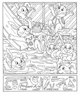 45 engaging hidden picture puzzles kitty baby love