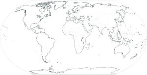 Blank Continent Map